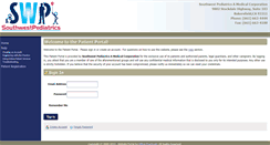 Desktop Screenshot of portal.swpediatrics.com